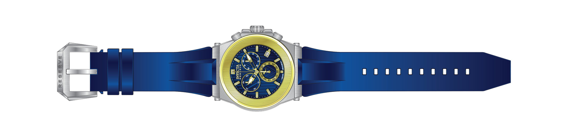 Band For Invicta Reserve Akula men 45247