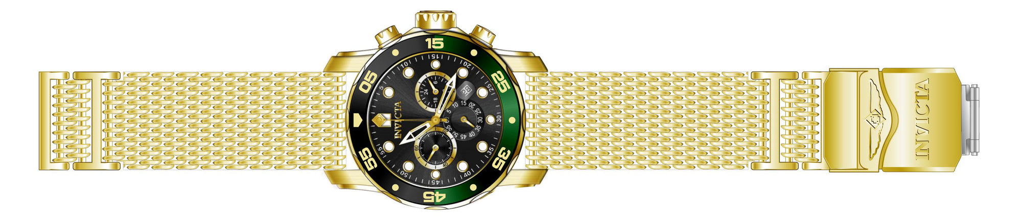 Band For Invicta Pro Diver  Men 47632